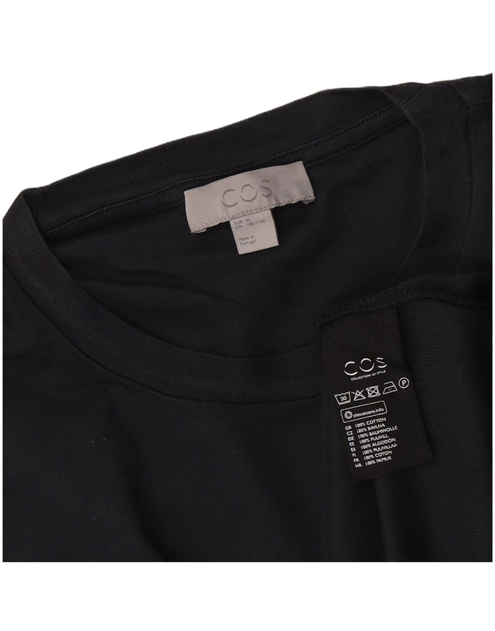 Cos T-Shirt Homme Top XL Bleu Marine Coton