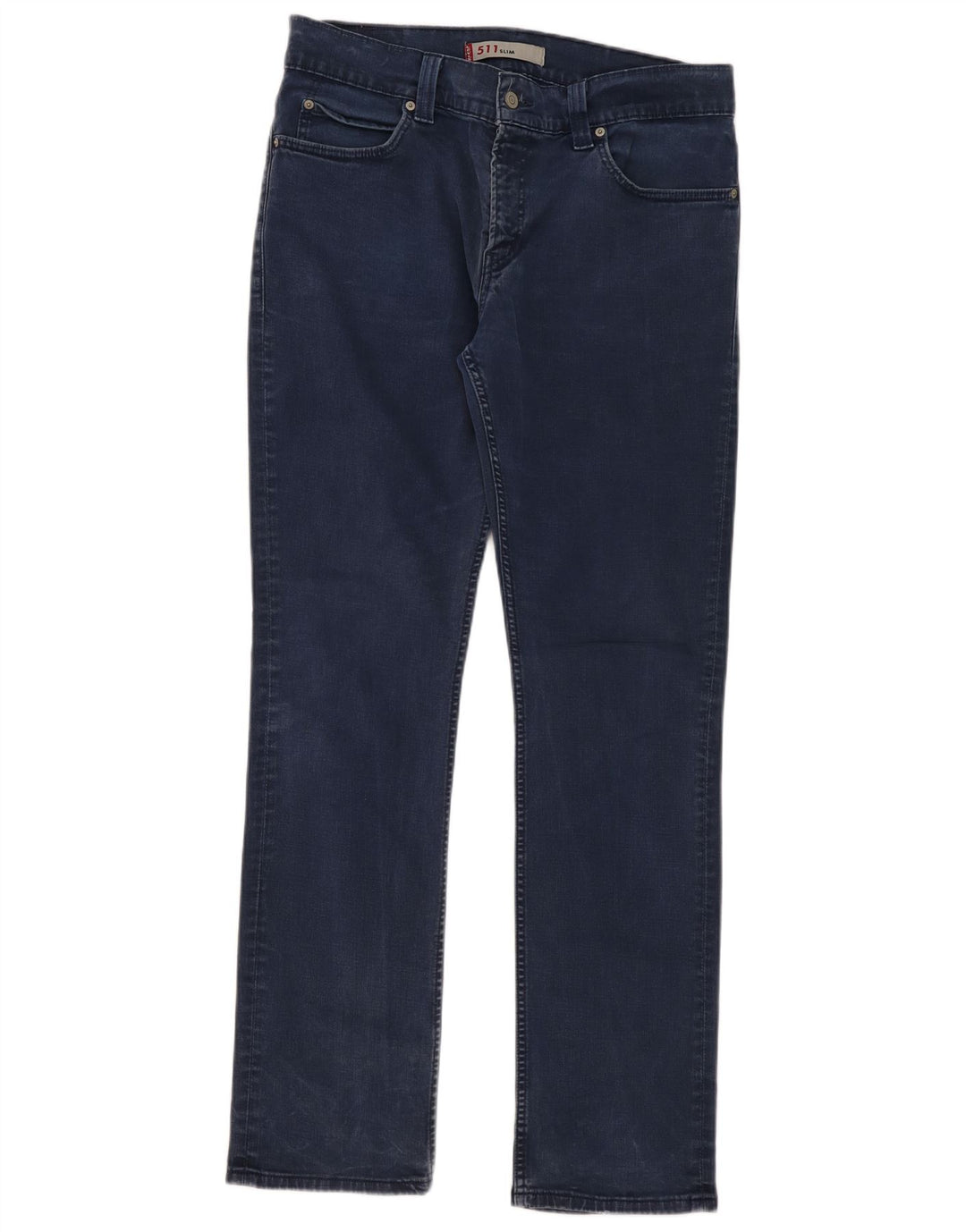 Levi's Jean Slim 511 Femme W36 L34 Bleu Marine Coton