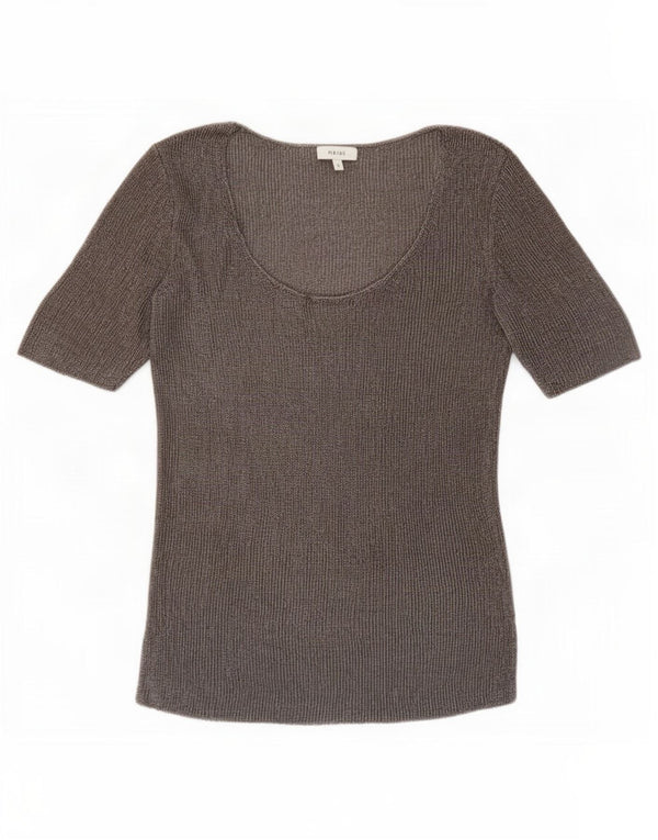 Reiss Chemisier Femme UK 10 Petit Gris Moucheté