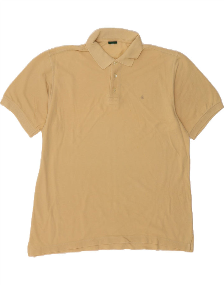 INVICTA Mens Polo Shirt XL Yellow Cotton Vintage Invicta and Second-Hand Invicta from Messina Hembry 