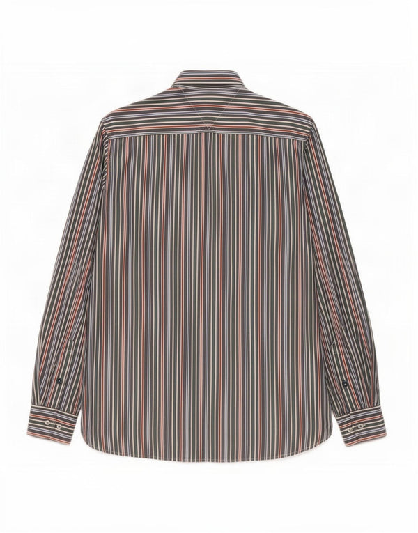Tommy Hilfiger Chemise sur mesure pour homme en coton rayé multicolore