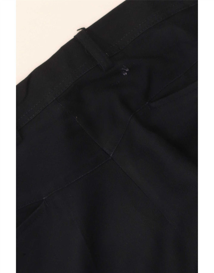 Farah Pantalon décontracté droit pour homme W42 L29 Bleu marine Polyester