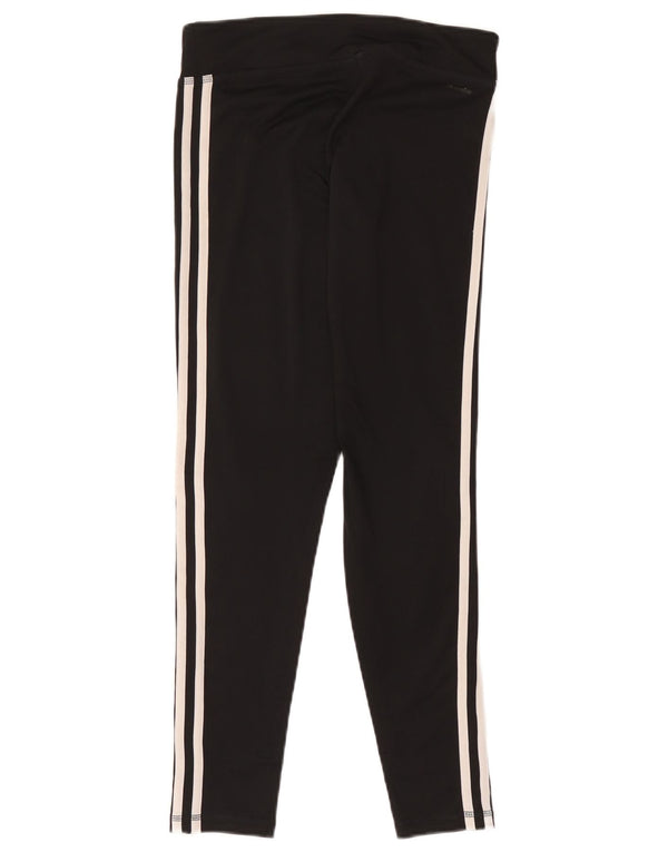Adidas Leggings Femme UK 8/10 Petit Noir Polyester