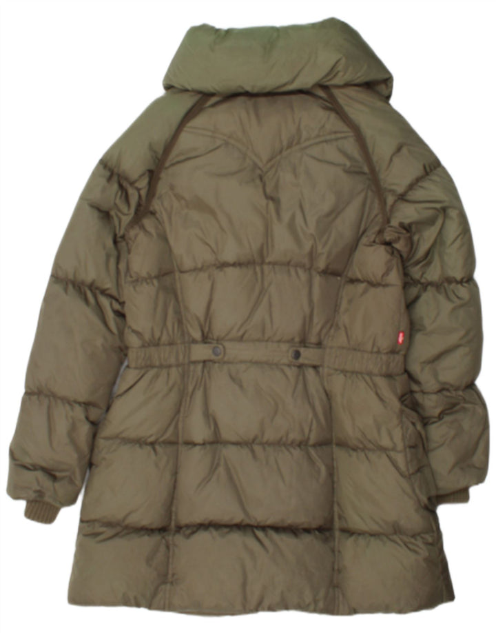 Manteau rembourré pour femmes Levi's UK 16 Large Vert Nylon