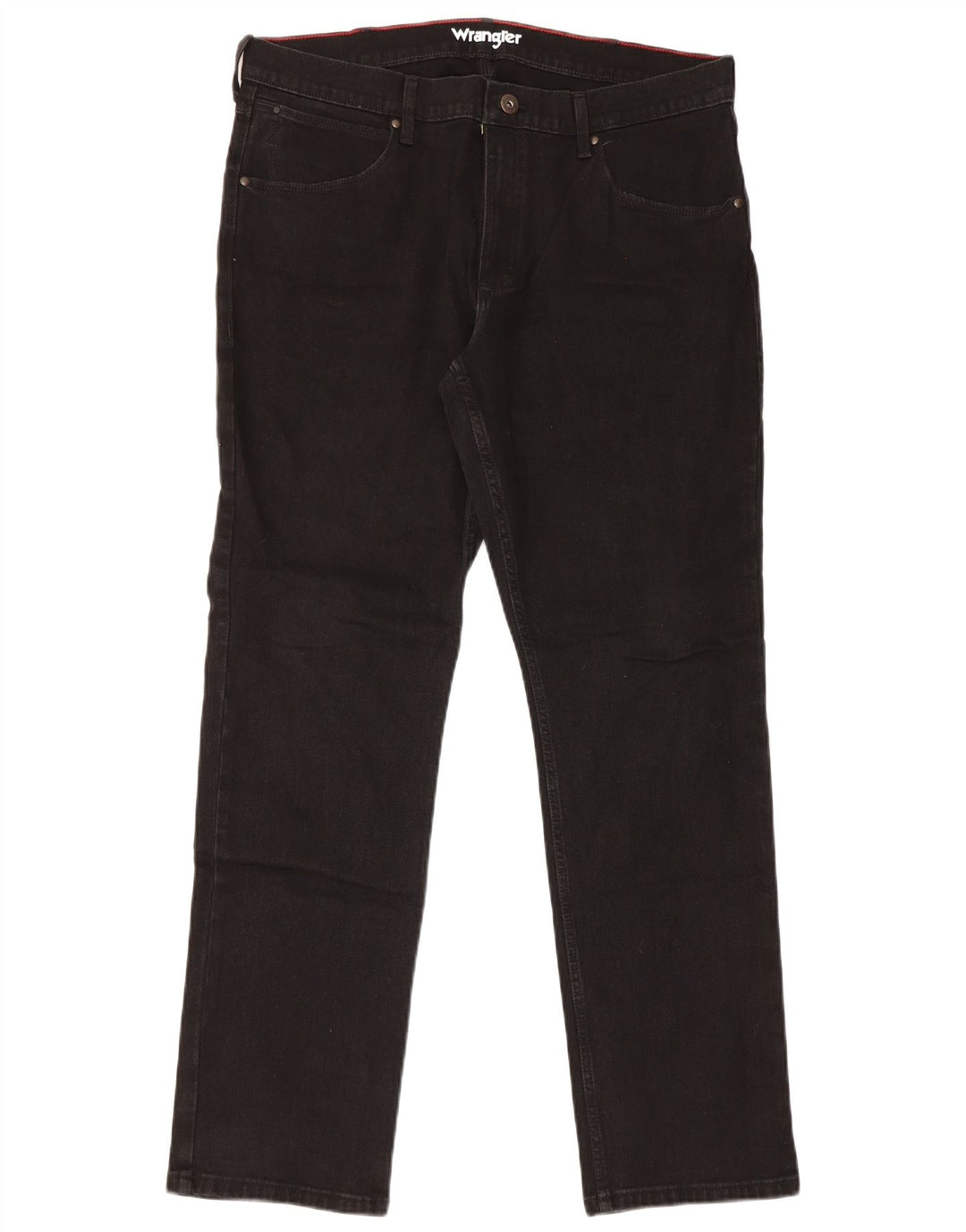 Wrangler Jean droit régulier femme W36 L32 coton noir
