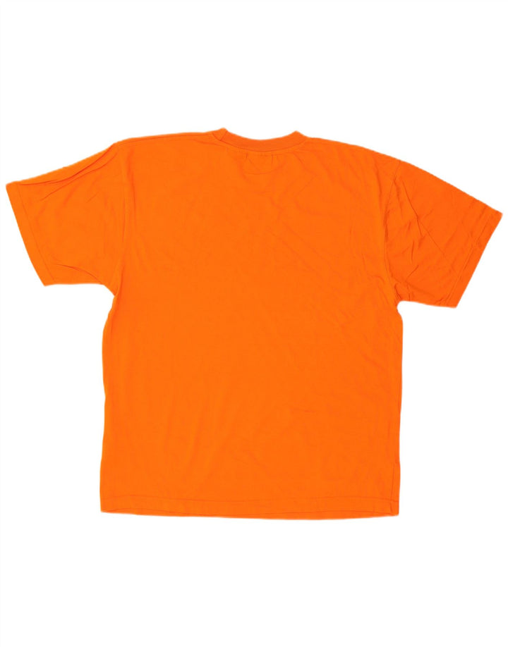 FILA T-Shirt Graphique Homme Orange Moyen Coton