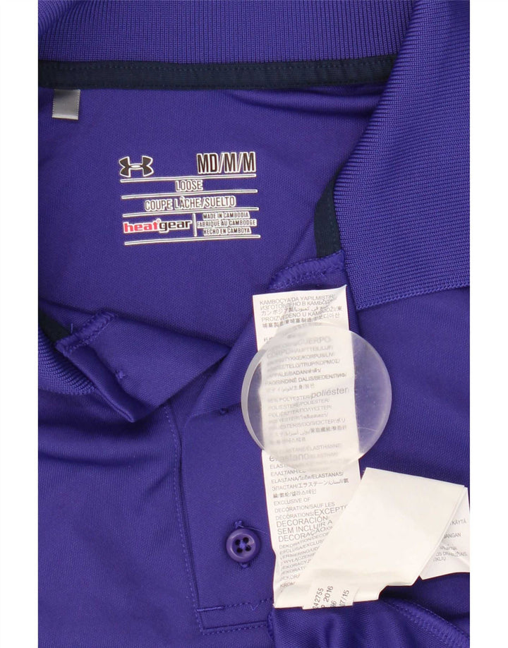 Under Armour Polo Heat Gear Homme Bleu Moyen Polyester