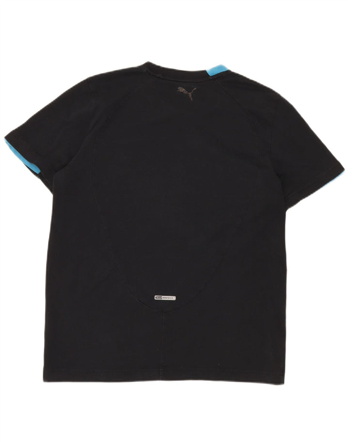 PUMA T-Shirt Graphique Homme Noir Moyen Coton