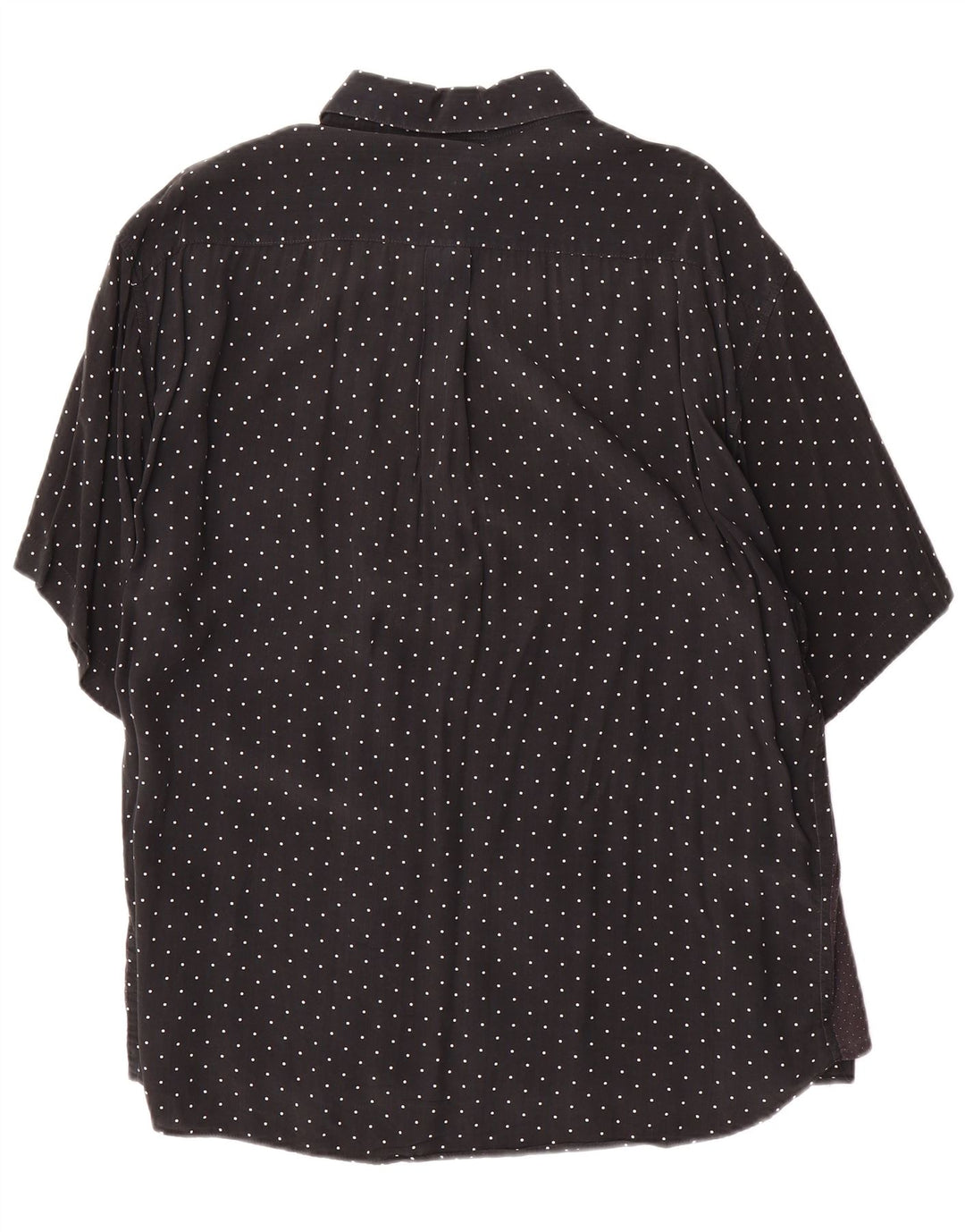 TIPO'S Chemise à manches courtes pour homme XL Noir à pois