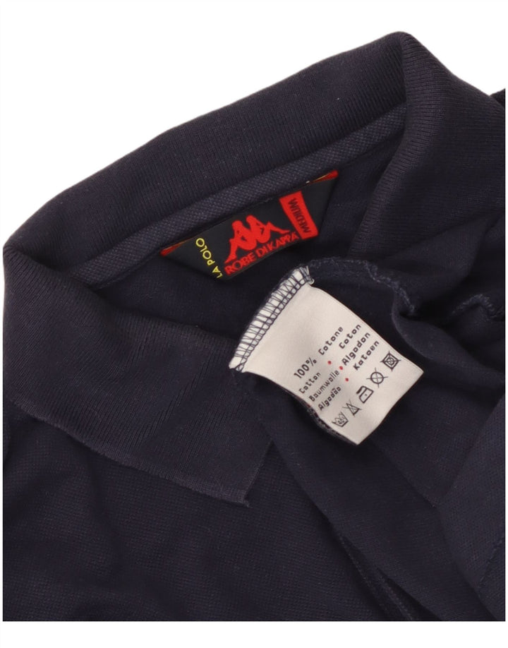 Kappa Polo Homme Bleu Marine Moyen Coton