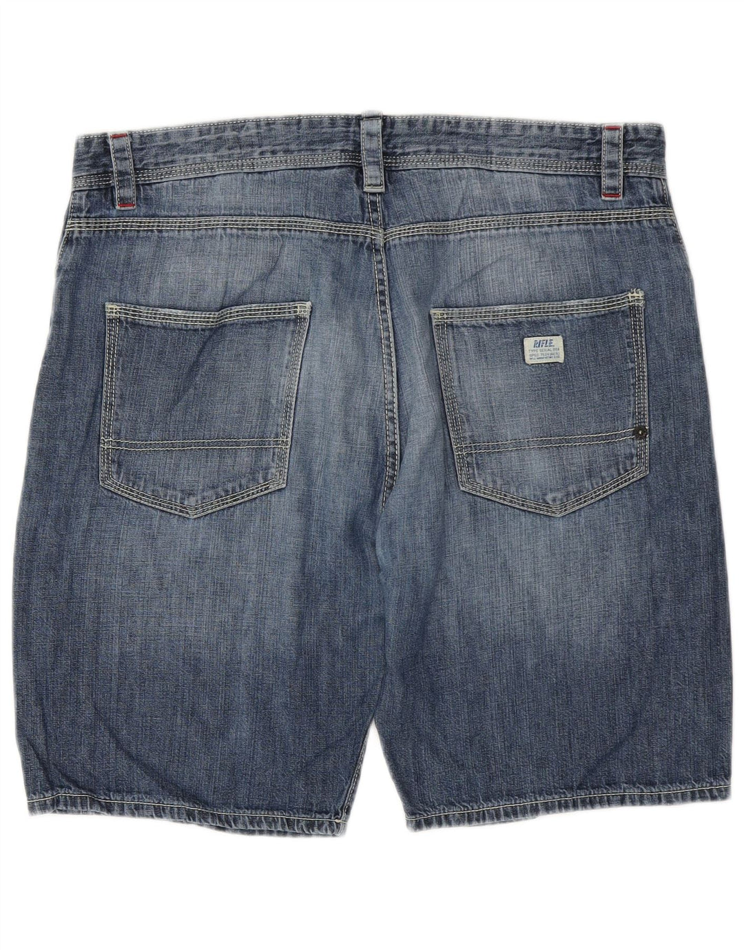 RIFLE Short en Jean W33 Homme Bleu Moyen
