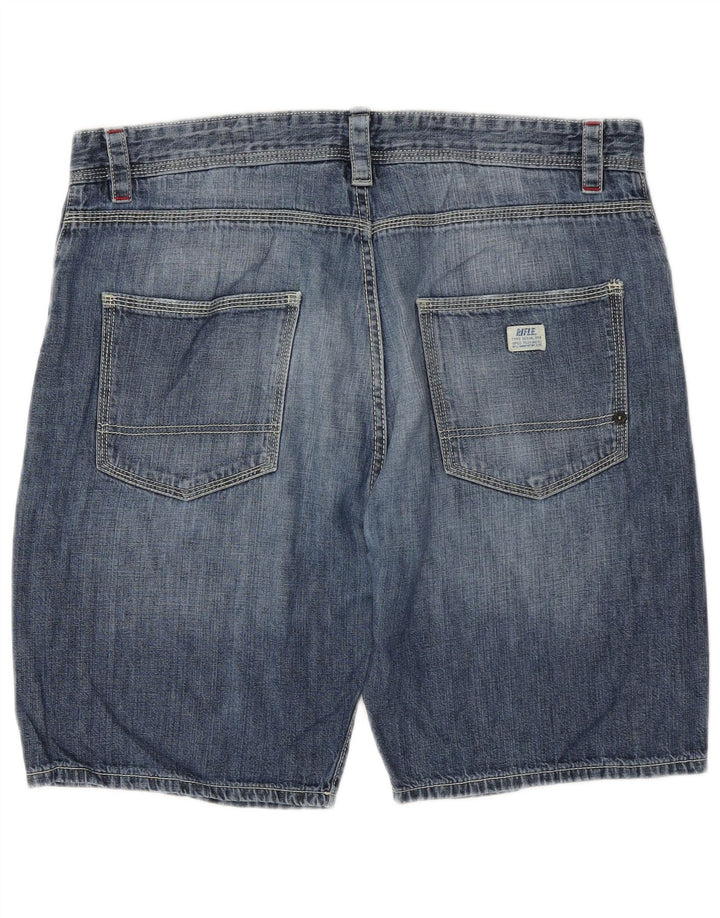 RIFLE Short en Jean W33 Homme Bleu Moyen