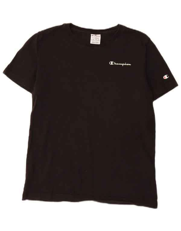 Champion T-Shirt Femme Top UK 18 XL Noir Coton