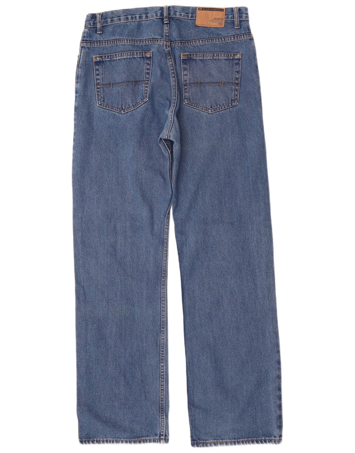 Marks & Spencer Jean droit bleu Harbor pour homme W34 L33 coton