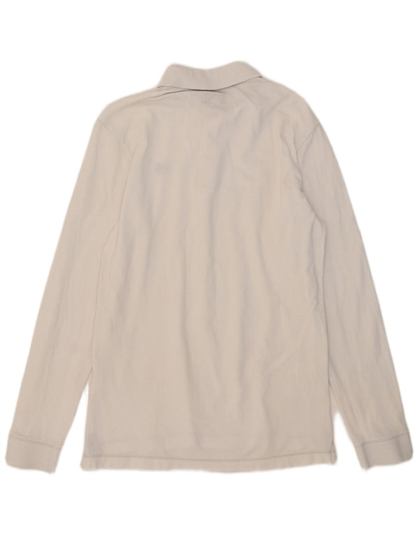 Energie Polo à Manches Longues Homme Blanc Moyen