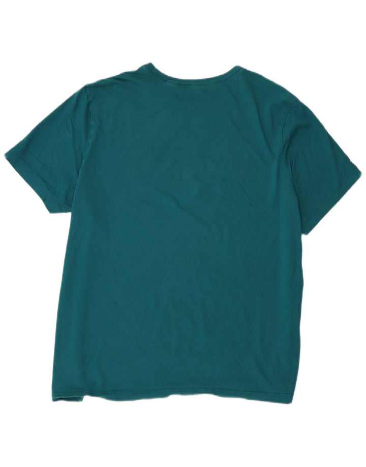 Nike T-shirt pour homme en coton turquoise 2XL