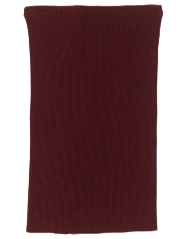 Jupe Droite Femme Sevres IT 44 Medium W34 Bordeaux Laine Vierge