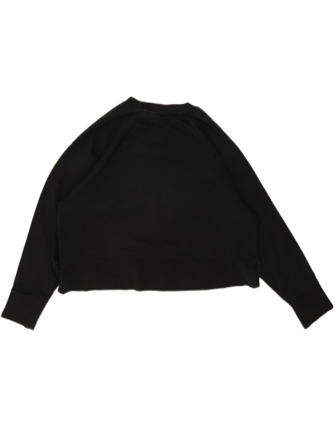 Nike Femme Dri Fit Crop Sweat-shirt surdimensionné UK 16 Grand Noir