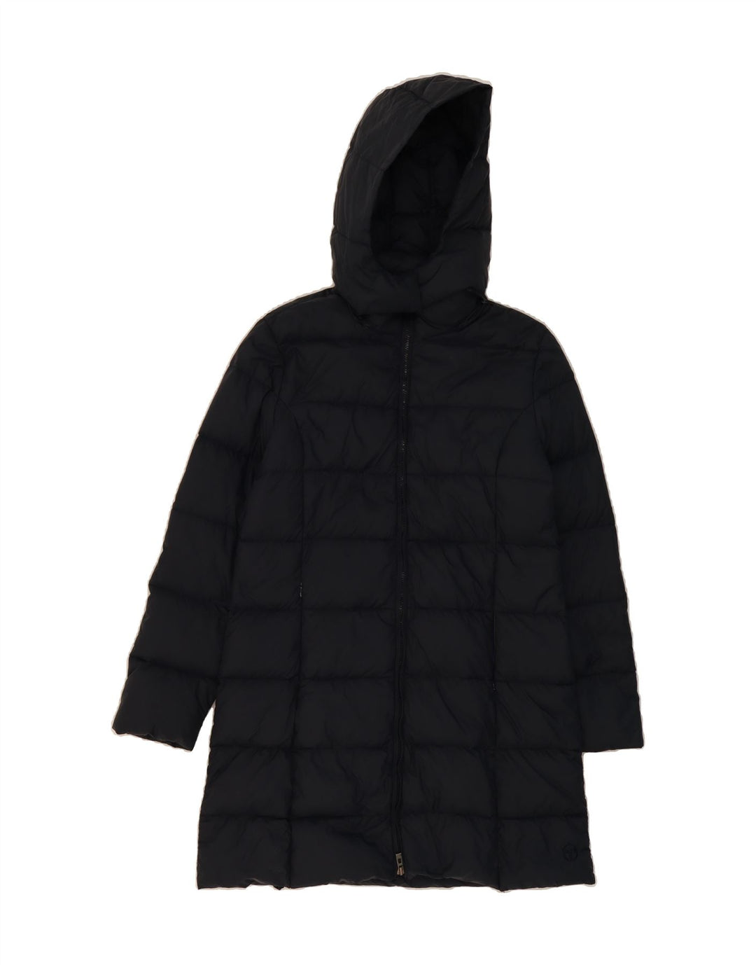 SERGIO TACCHINI Womens Hooded Padded Coat IT 48 XL Navy Blue Polyamide Vintage Sergio Tacchini and Second-Hand Sergio Tacchini from Messina Hembry 