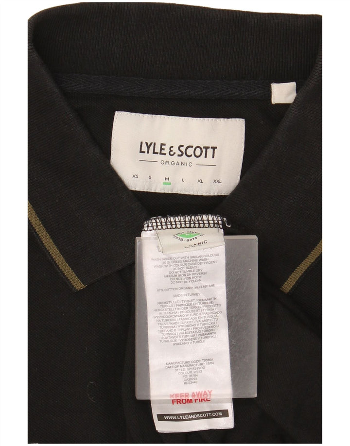 Lyle & Scott Polo Homme Noir Moyen Coton