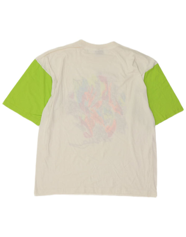 Arena T-Shirt Graphique Homme Grand Blanc Coton