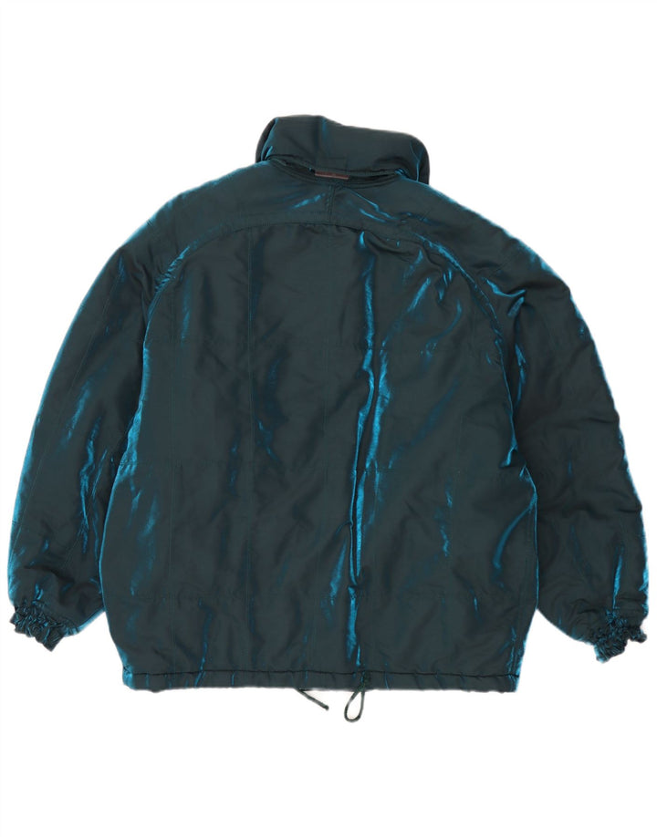 Ellesse Veste matelassée surdimensionnée à capuche pour femme IT 42 Bleu marine moyen
