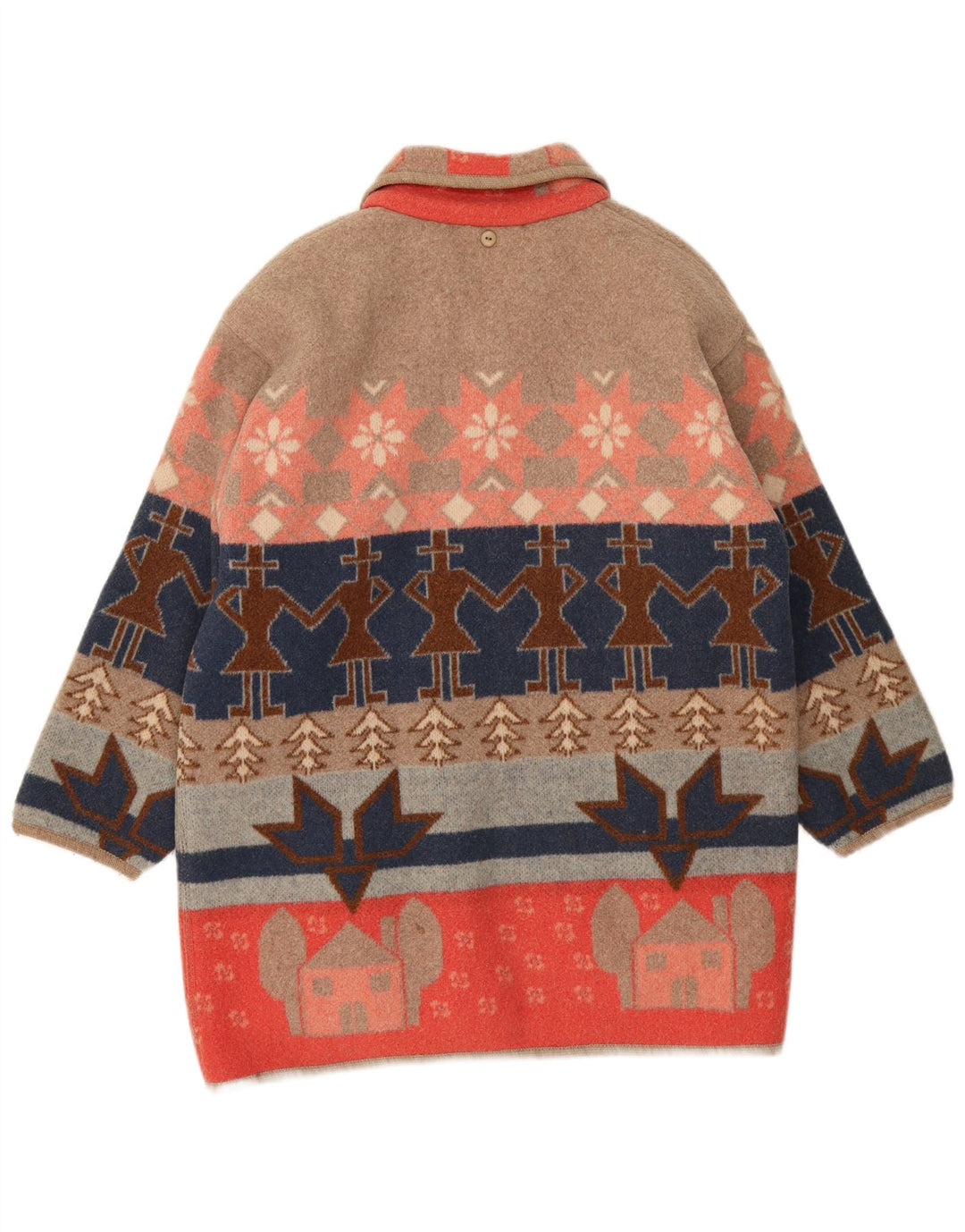 Amourelle Manteau pour femme UK 14 Medium Multicolore Fair Isle Nouveauté