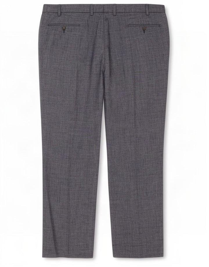 Marks & Spencer Pantalon de costume droit pour homme W42 L31 Gris Lin