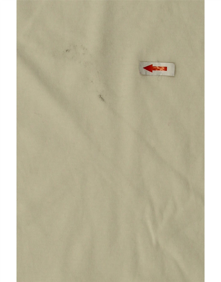Vans Haut graphique à manches longues pour hommes en coton blanc cassé