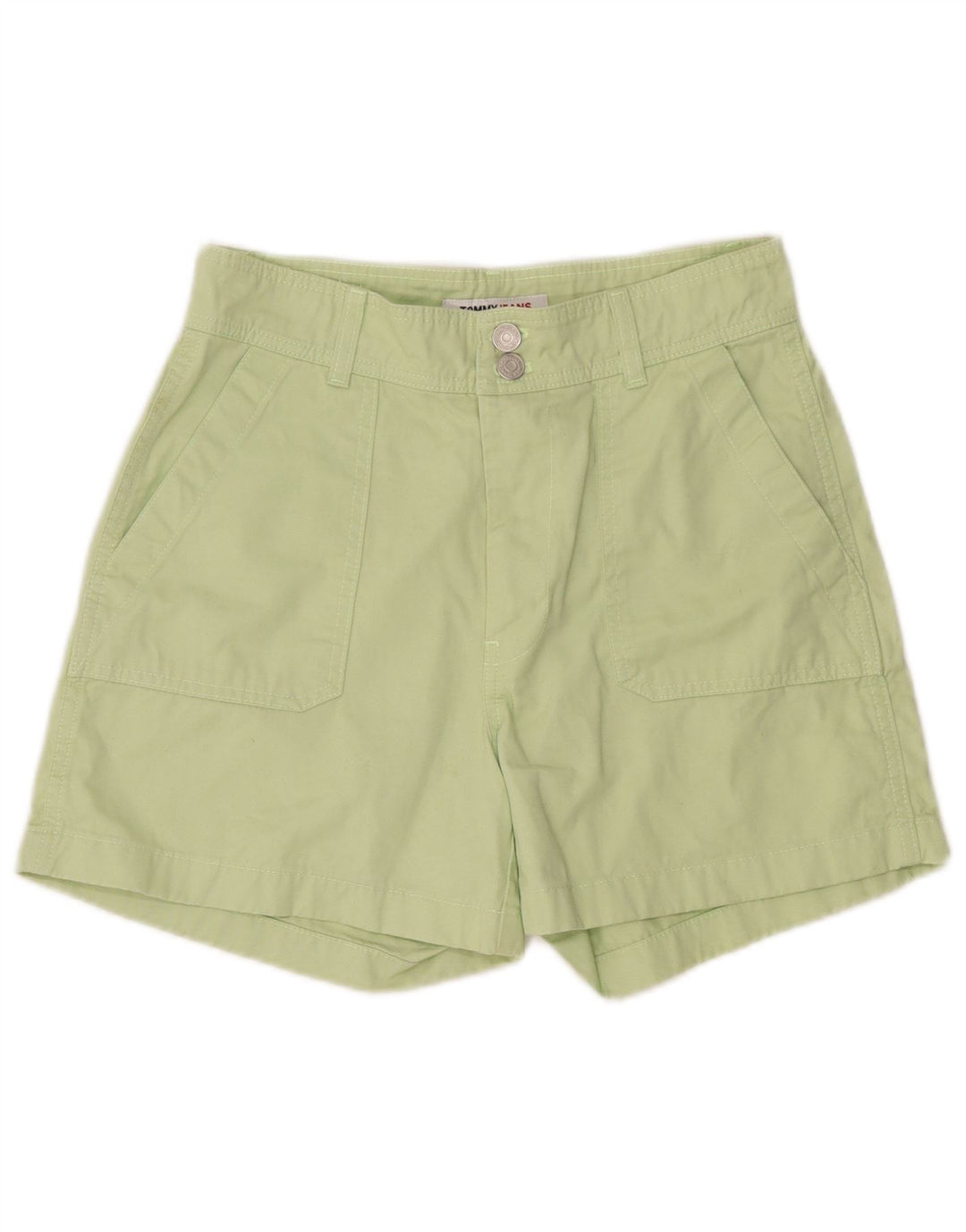 Tommy Hilfiger Short Chino Femme W30 Vert Moyen