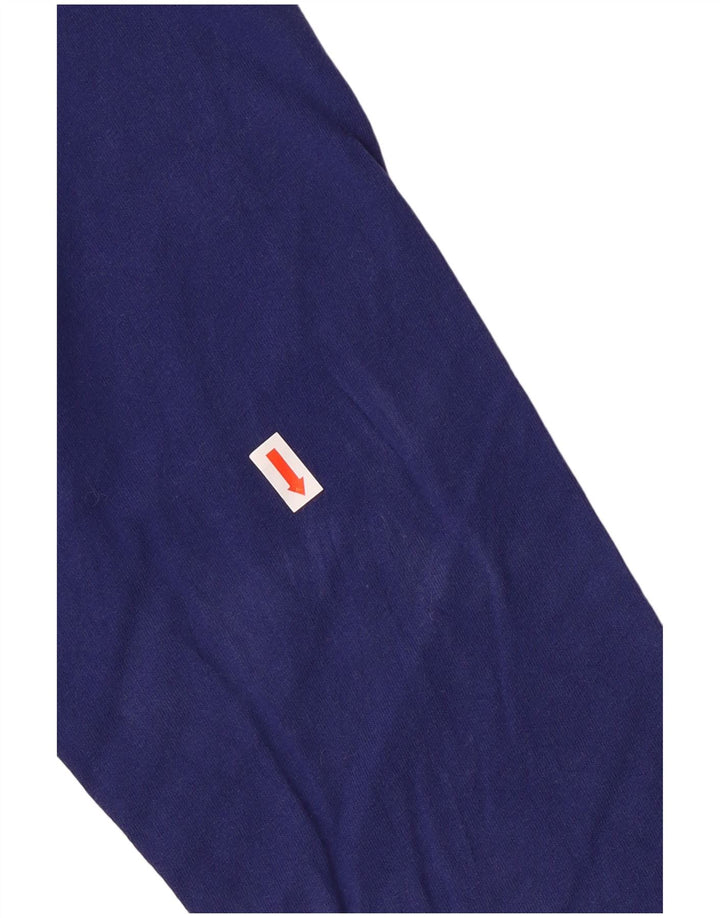 L.L.Bean Haut graphique à manches longues pour femme UK 16 Large Bleu
