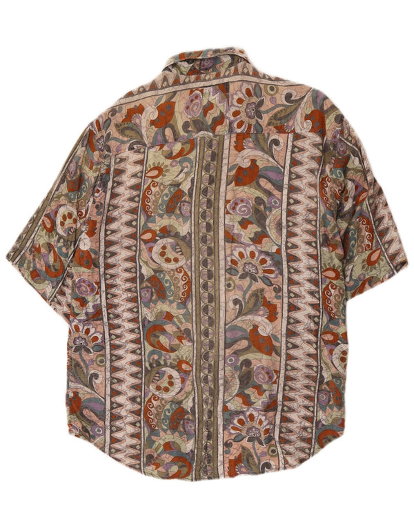 Ferro Chemise à Manches Courtes Homme Medium Multicolore Floral