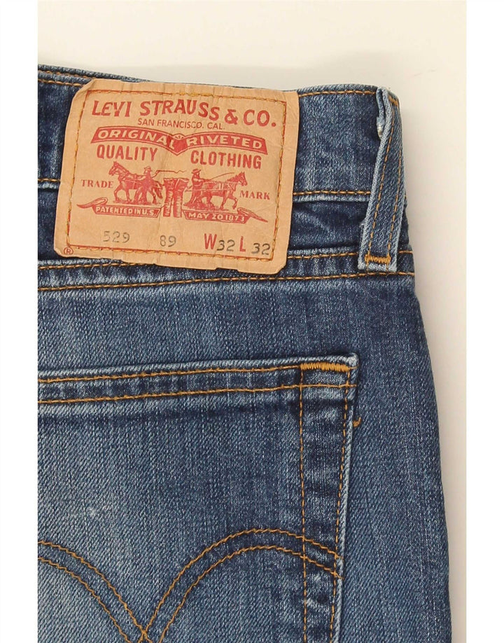 Levi's Jean 529 Bootcut Curvy Homme Bleu W32 L32 Coton