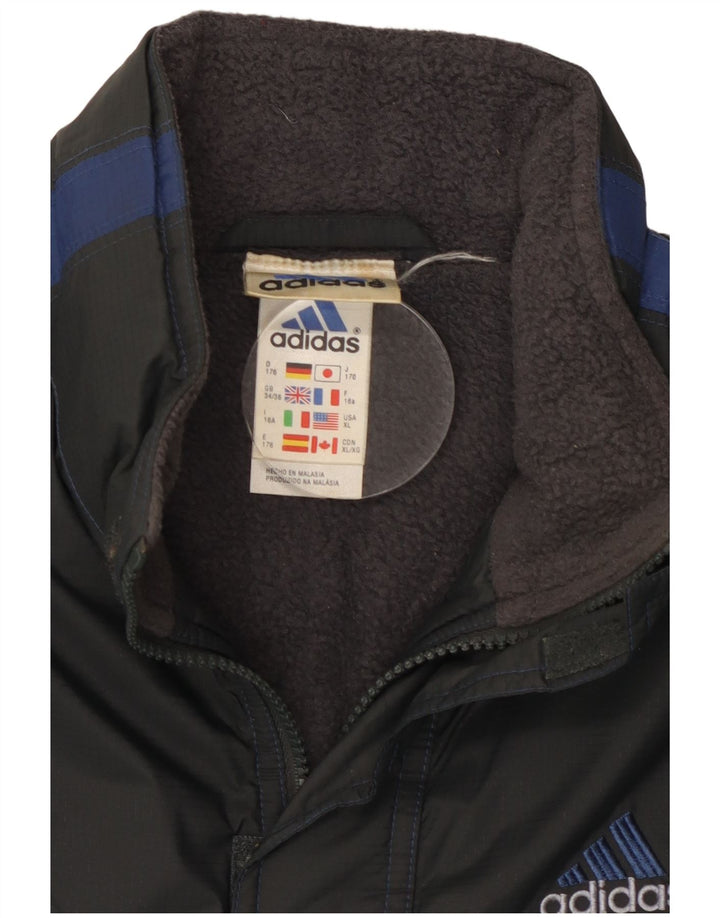 Adidas Veste coupe-vent garçon 15-16 ans Noir Colourblock Polyester