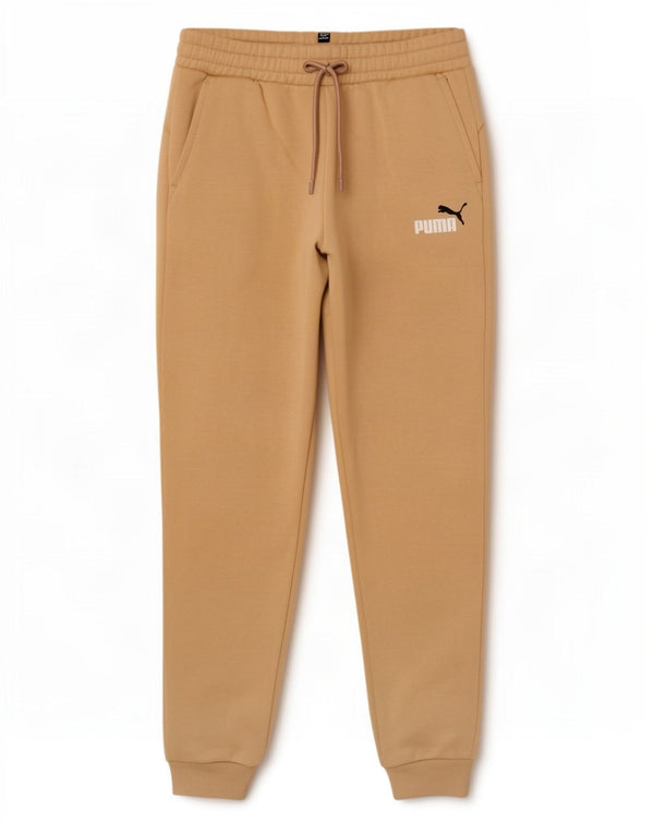 Puma Boys Tracksuit Trousers Joggers 15-16 Years Beige Cotton