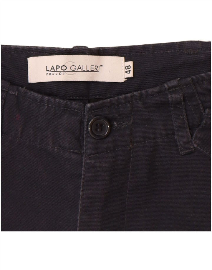 Lapo Galleri Short Cargo Homme IT 48 Medium W32 Bleu Marine Coton