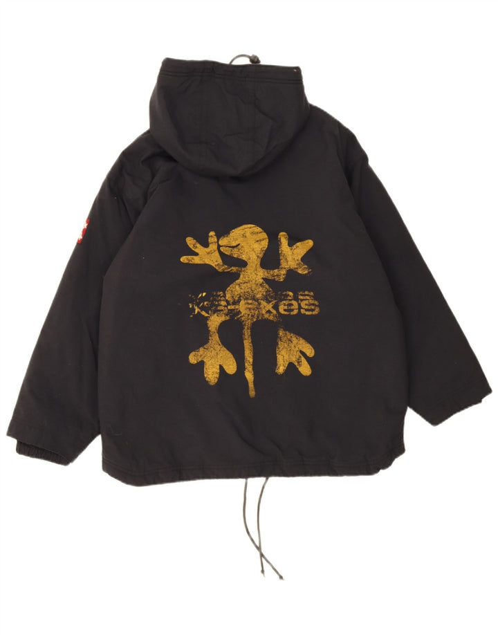 XS Exes Veste coupe-vent à capuche garçon 12-13 ans Noir Polyamide