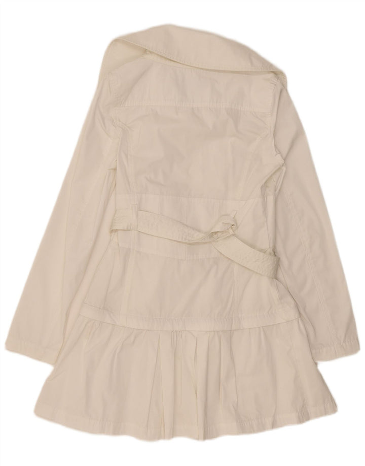 Guess By Marciano Trench Femme IT 40 Petit Blanc Polyester