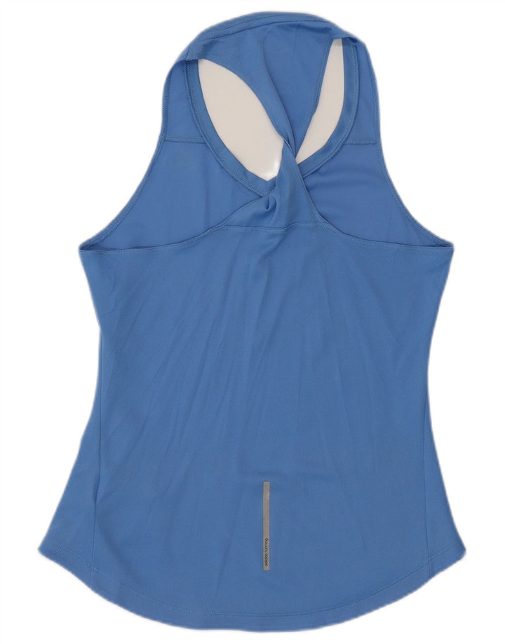 Adidas Climalite Vest Top UK 8/10 Petit Bleu Polyester