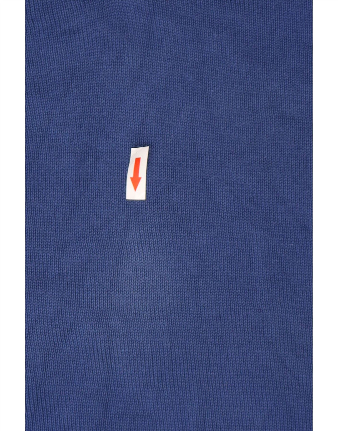 Marks & Spencer Pull coupe classique à col en V pour homme, grand bleu, coton