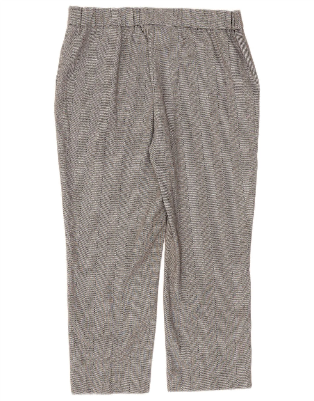 Marks & Spencer Pantalon capri droit pour femme UK 12 Medium W30 L23 Gris