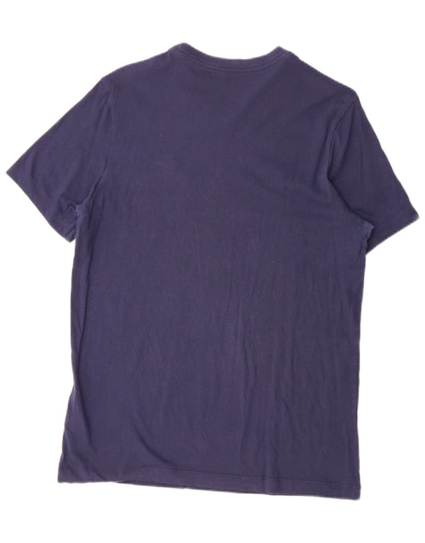 Nike T-Shirt Homme Bleu Marine Moyen Coton