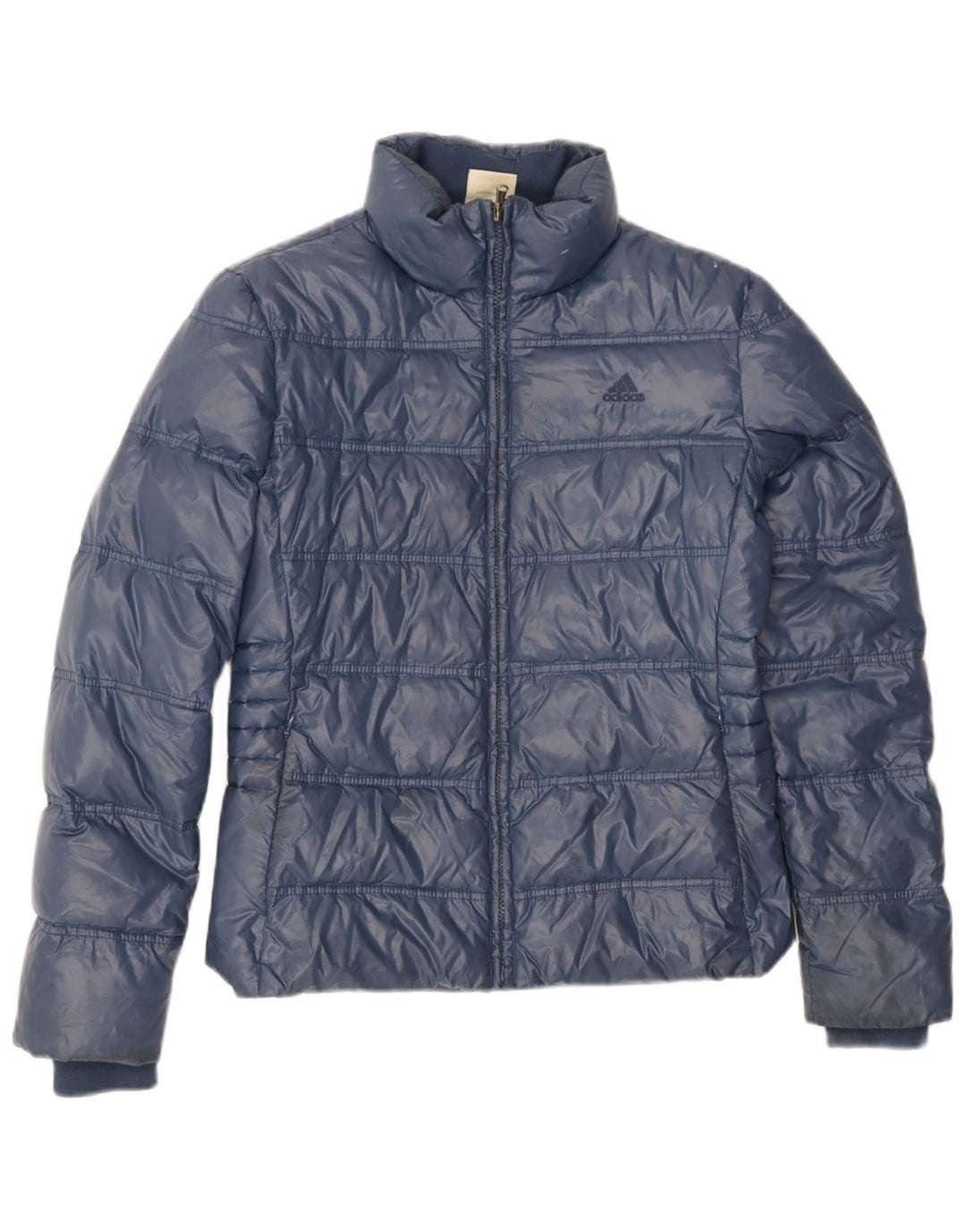 Adidas Veste rembourrée pour femme UK 12 Medium Bleu marine Polyamide