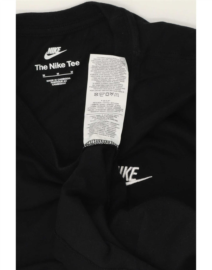 Nike Haut à manches longues en coton noir moyen pour homme
