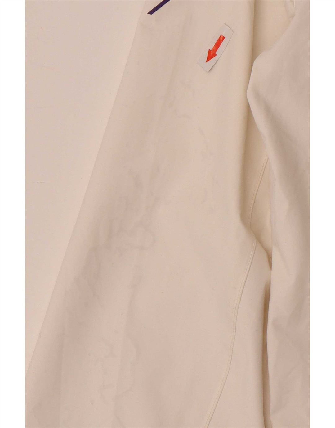 Helly Hansen Veste de pluie à capuche graphique pour femme UK 10 Small Blanc Polyamide