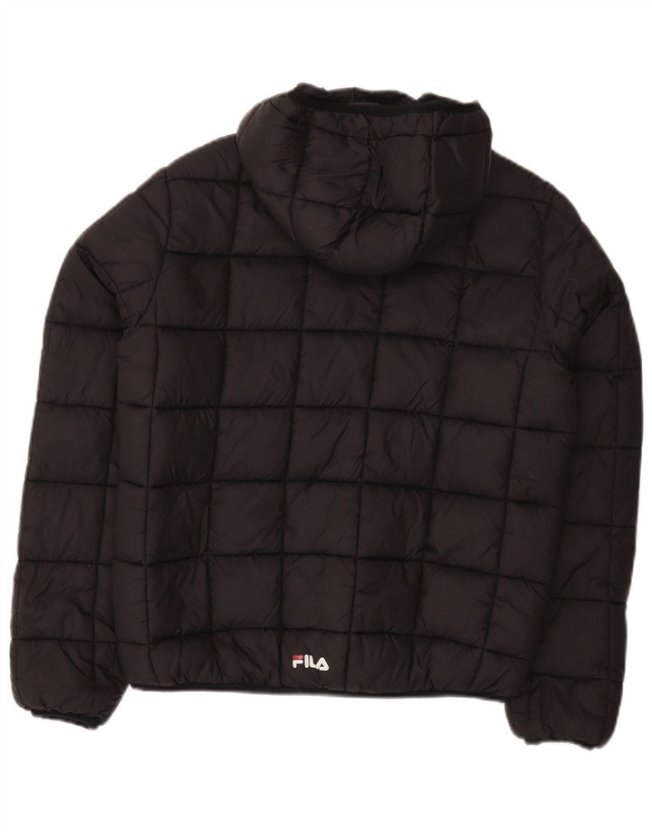 Fila Veste matelassée à capuche garçon 13-14 ans noir