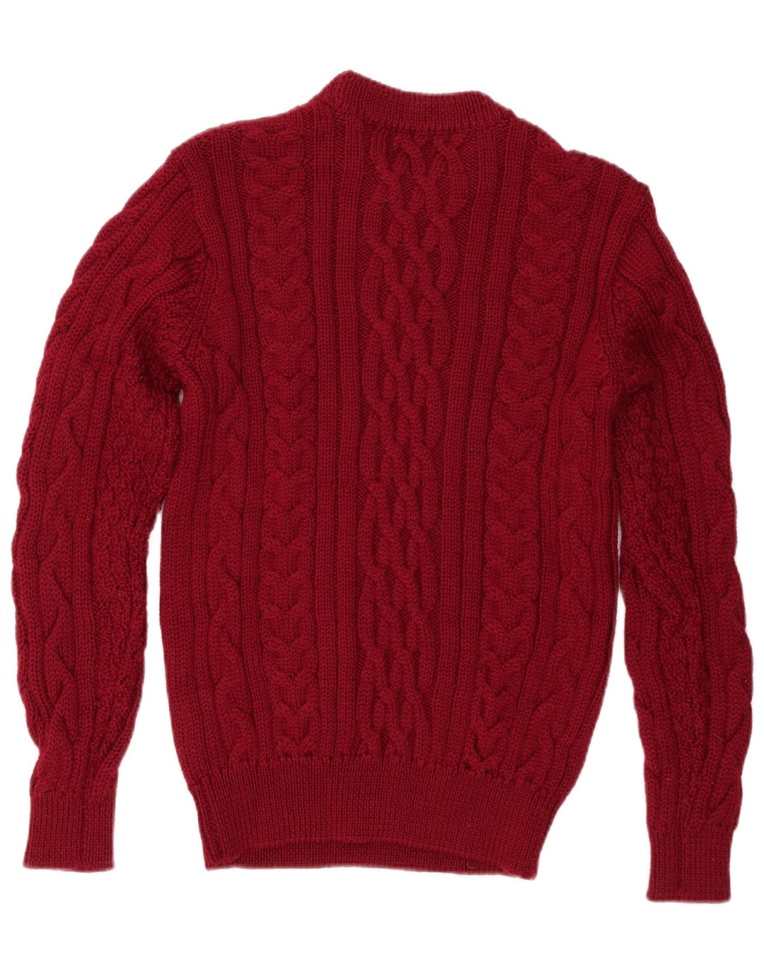 WoolOvers Pull à col rond pour homme en laine marron moyen
