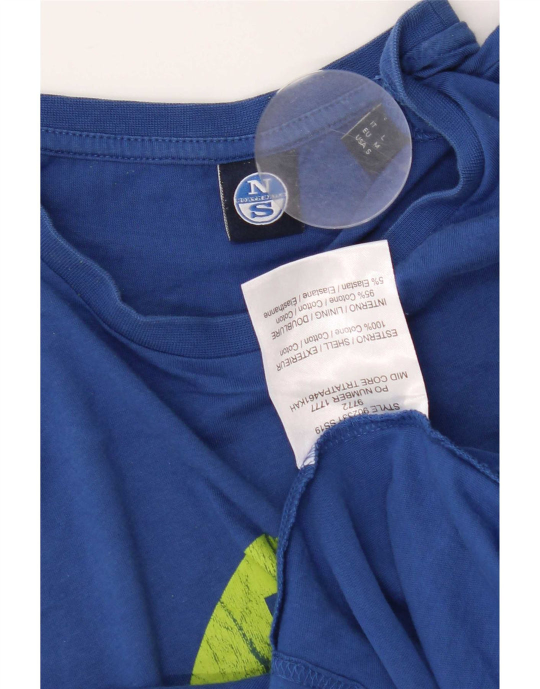 North Sails T-Shirt Graphique Homme Bleu Moyen Coton