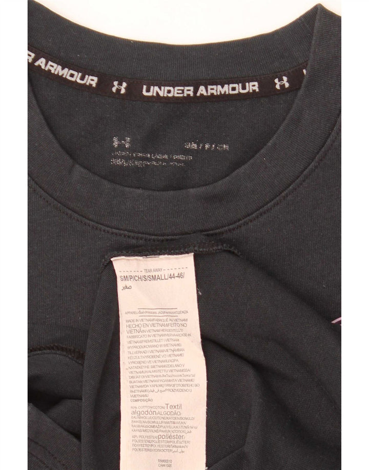 Under Armour T-Shirt Graphique Homme Petit Noir Coton