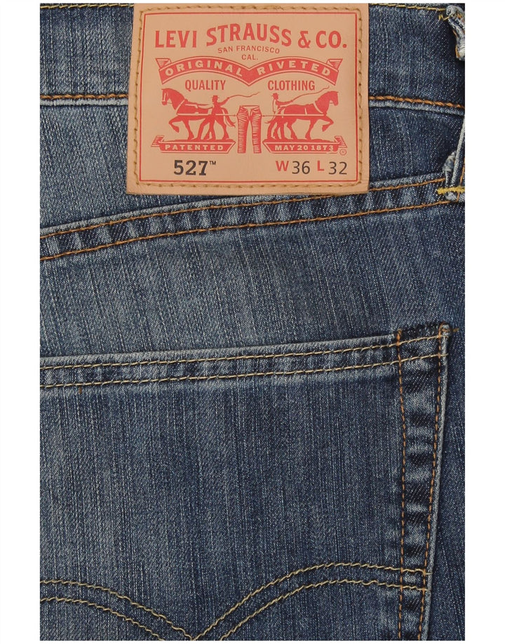 Levi's Jean Bootcut 527 Homme Bleu W36 L28 Coton
